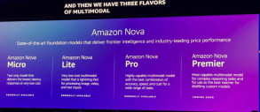Amazon анонсирует Nova, новое семейство моделей ИИ