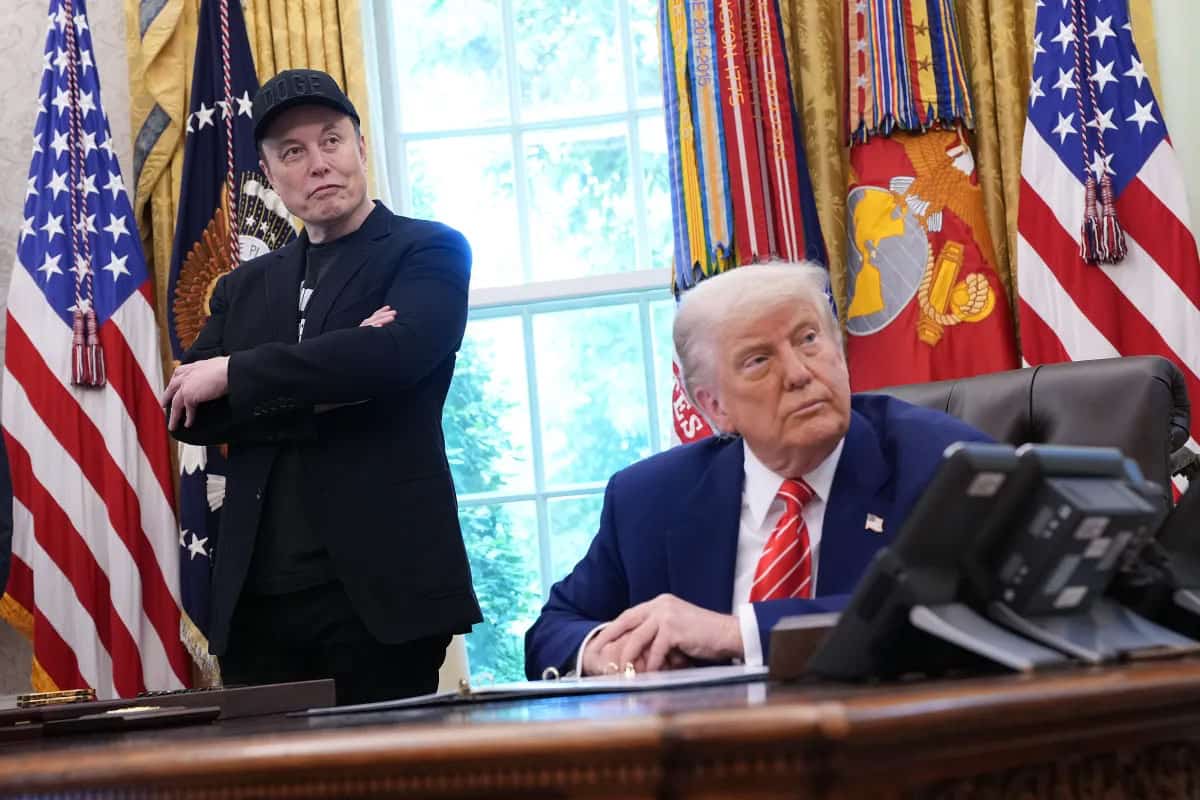 Президент Дональд Трамп та Ілон Маск 